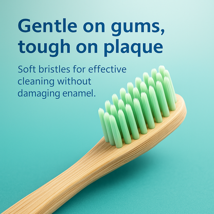 Cepillo Dental de Bambú Natural – 100% Biodegradable (10 UDS)