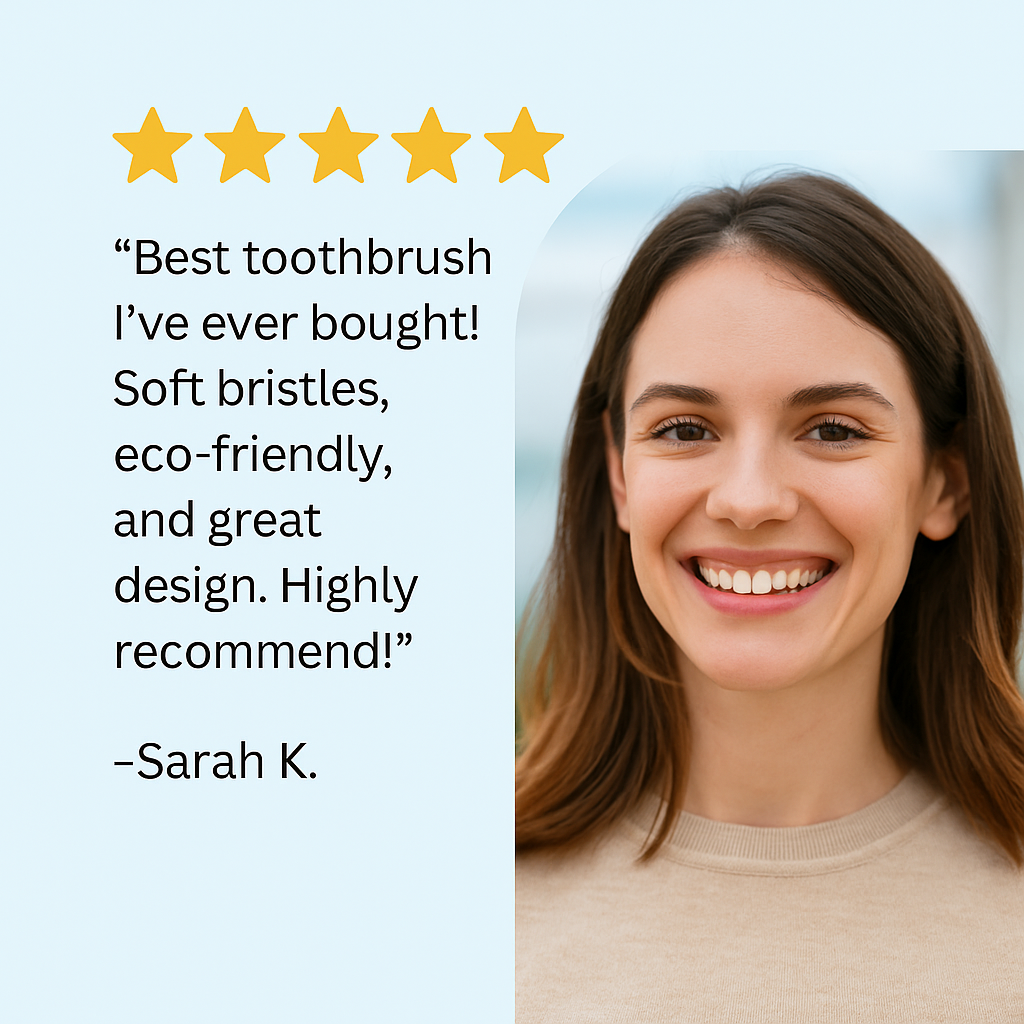 Cepillo Dental de Bambú Natural – 100% Biodegradable (10 UDS)